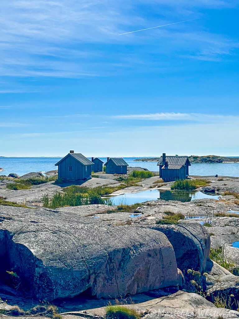 Sältingskär fishing huts