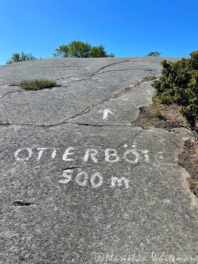 Kökar Otterböte kalliossa